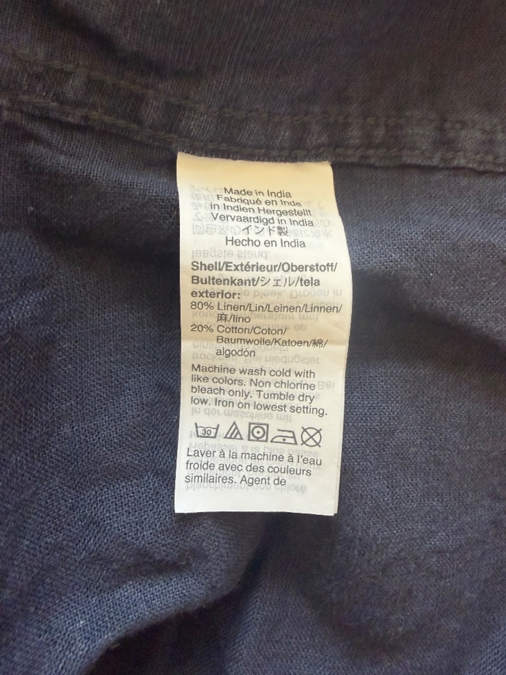 J.Crew Linen button down - Picture 3 of 3